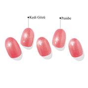 N Vivid Rosy Jel Tırnak 30 Adet, 2 Kullanım