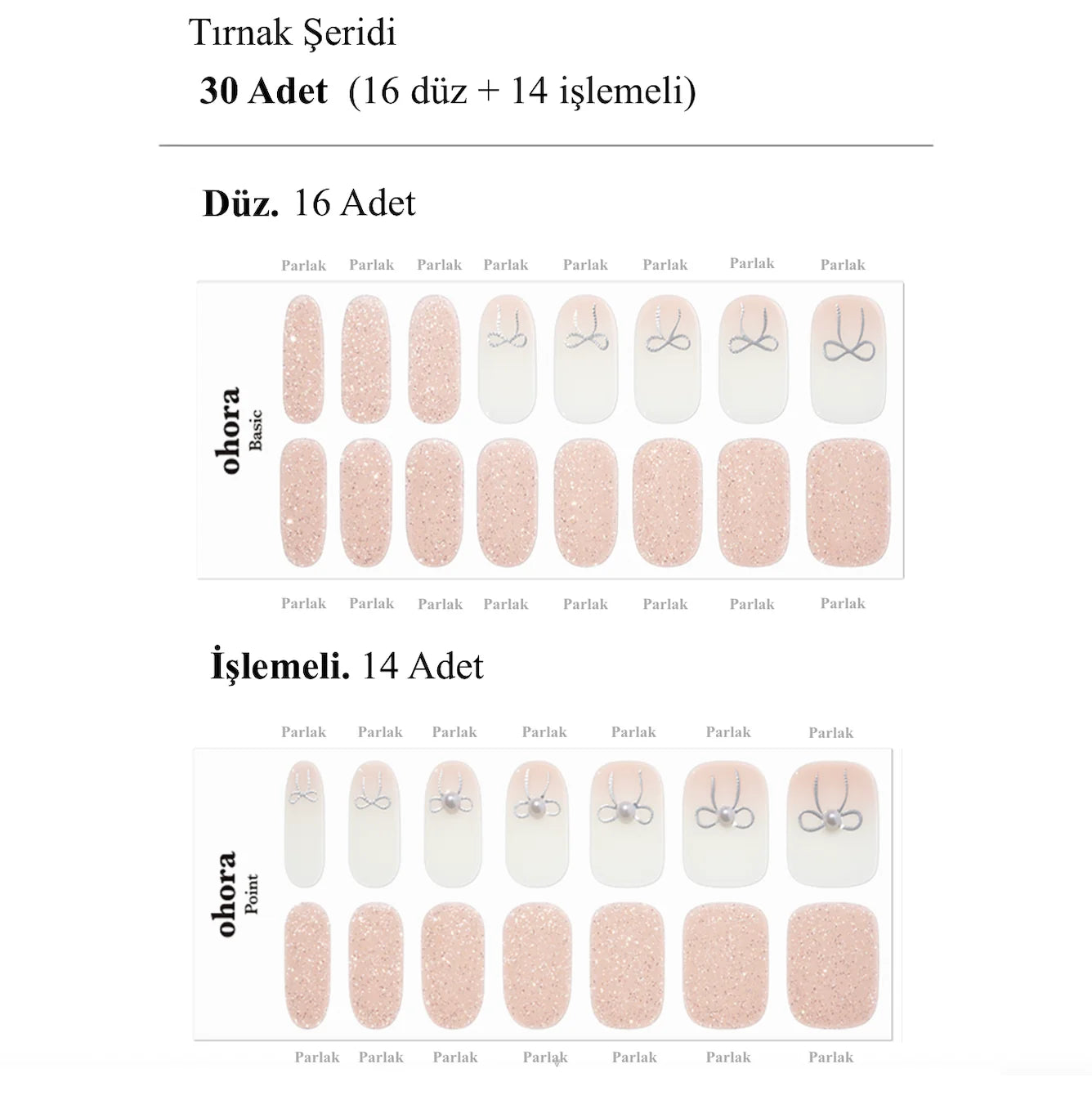 N Dear Fiance Jel Tırnak 30 Adet, 2 Kullanım