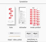 N Vivid Rosy Jel Tırnak 30 Adet, 2 Kullanım