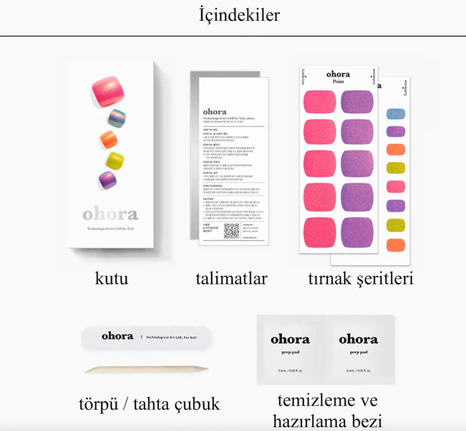 P Chemistry Jel Tırnak 32 Adet, 2 Kullanım