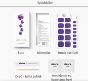 P Blue Shark Jel Tırnak 32 Adet, 2 Kullanım