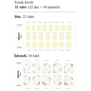 P Klimt Jel Tırnak 32 Adet, 2 Kullanım