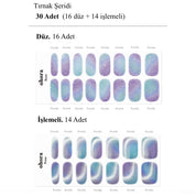 N Oasis Jel Tırnak 30 Adet, 2 Kullanım