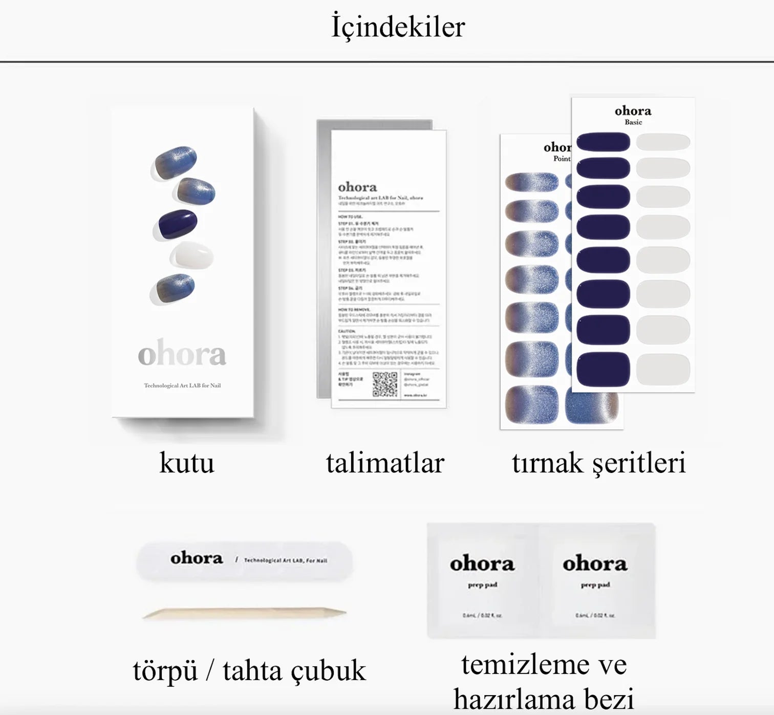 N Blue Core Jel Tırnak 30 Adet, 2 Kullanım