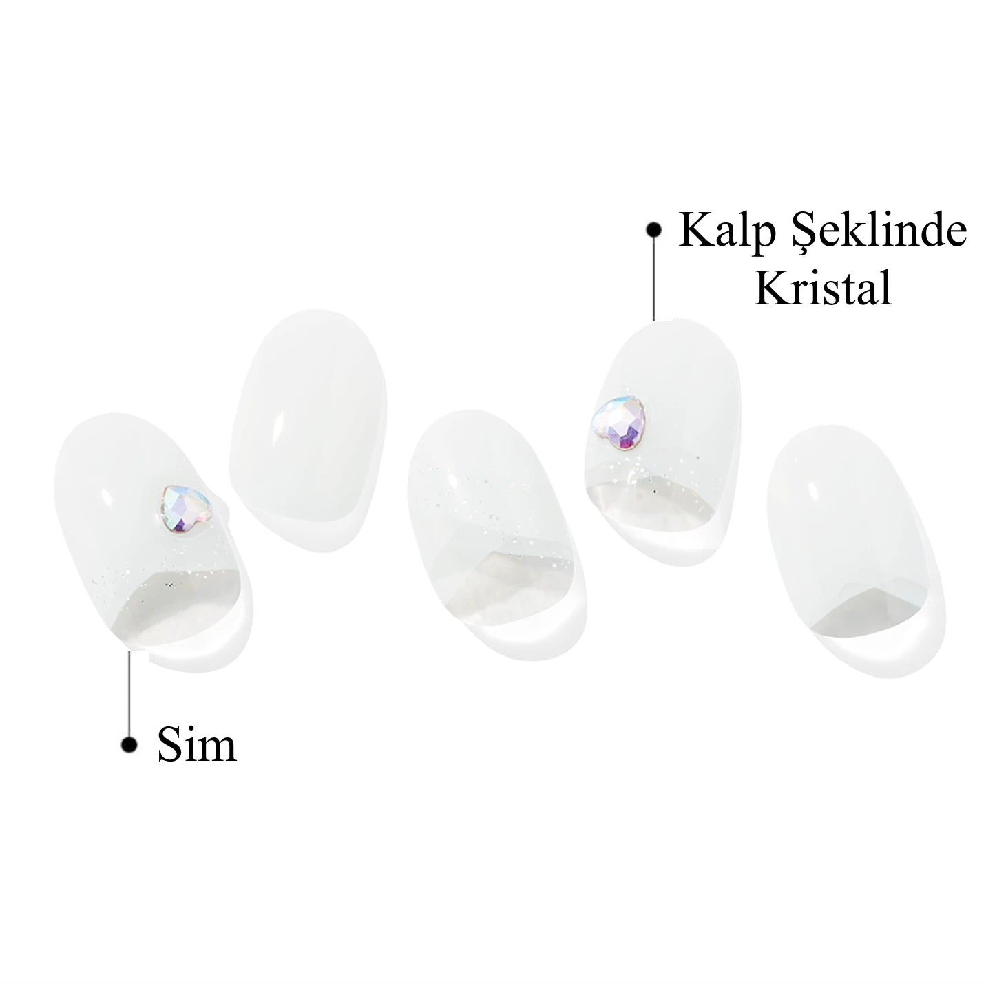 N Mellowly Jel Tırnak 30 Adet, 2 Kullanım