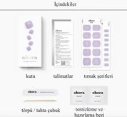 P Blueberry Pop Jel Tırnak 32 Adet, 2 Kullanım