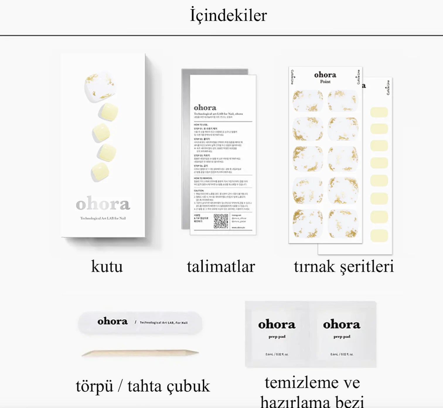 P Klimt Jel Tırnak 32 Adet, 2 Kullanım