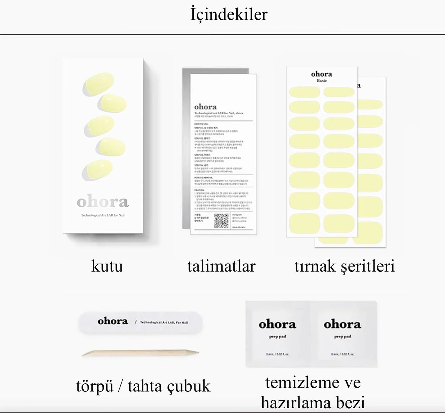 N Lemon Sugar Jel Tırnak 30 Adet, 2 Kullanım