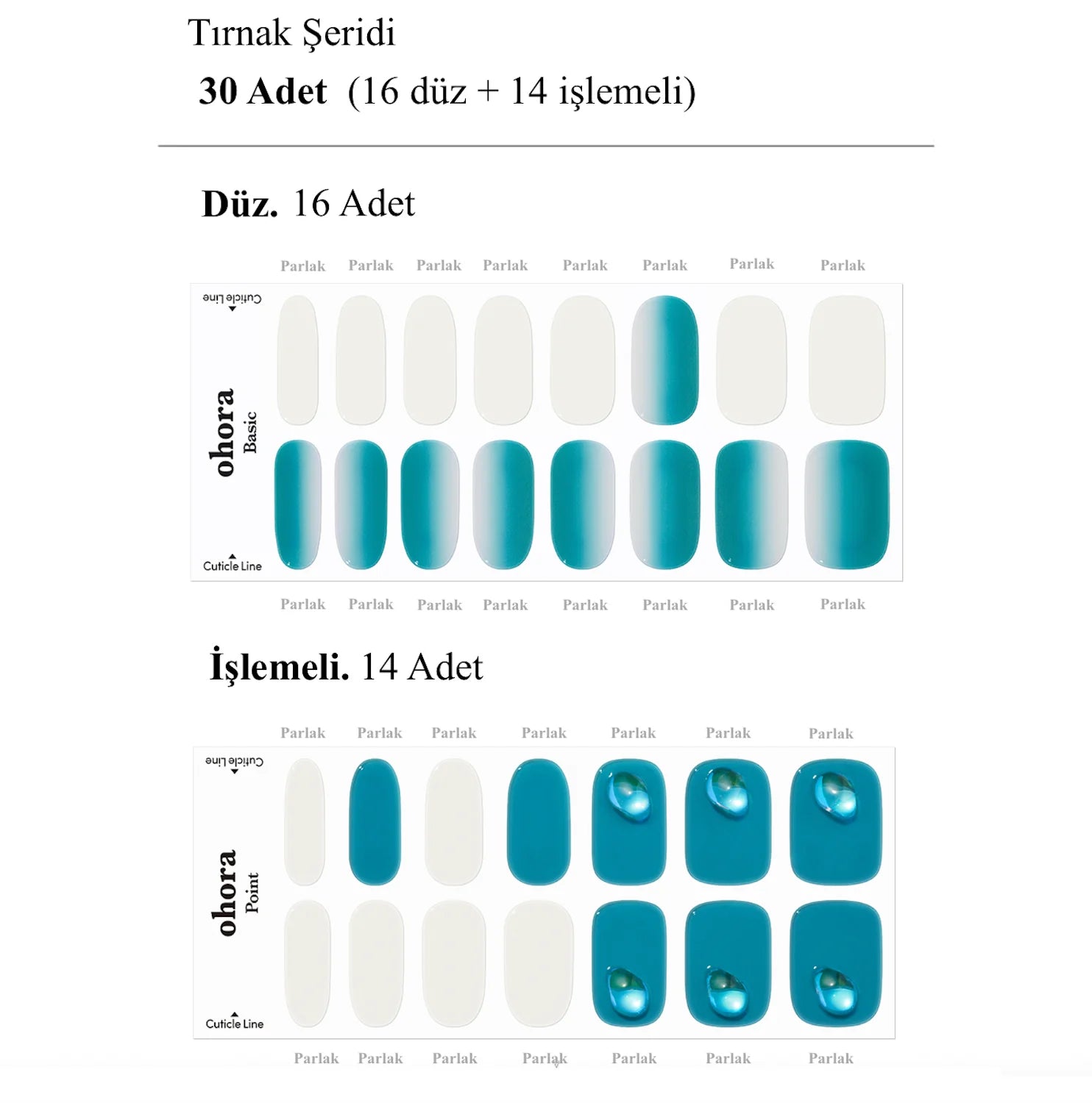 N Denver Jel Tırnak 30 Adet, 2 Kullanım