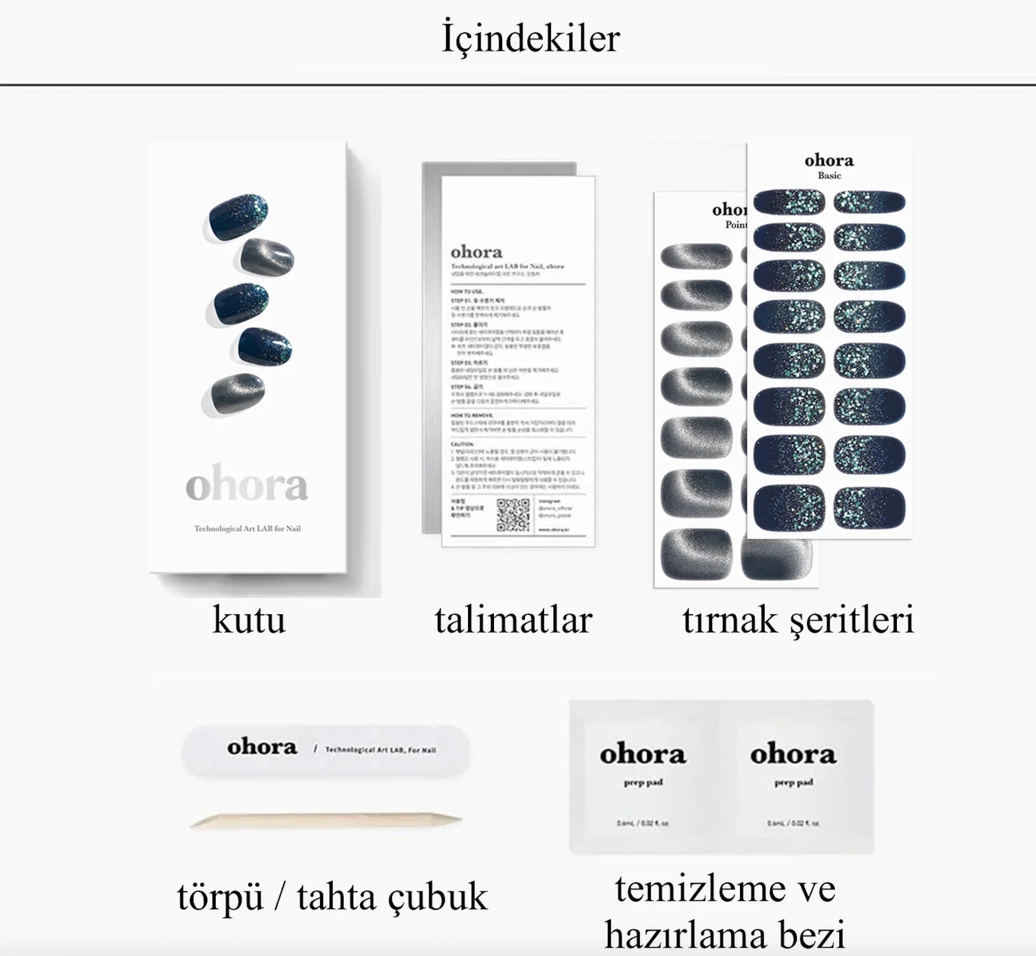 N Meteor Shower Jel Tırnak 30 Adet, 2 Kullanım