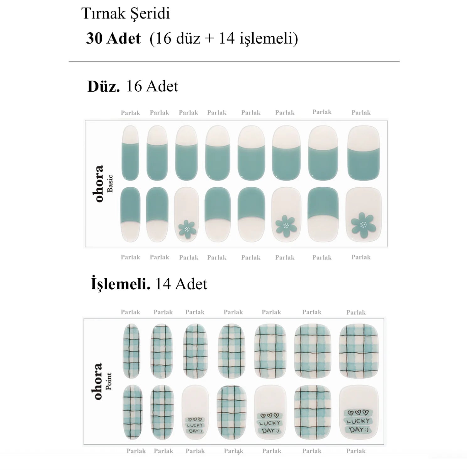 N Daylight Jel Tırnak 30 Adet, 2 Kullanım