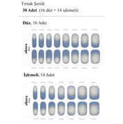 N Vintage Star Jel Tırnak 30 Adet, 2 Kullanım
