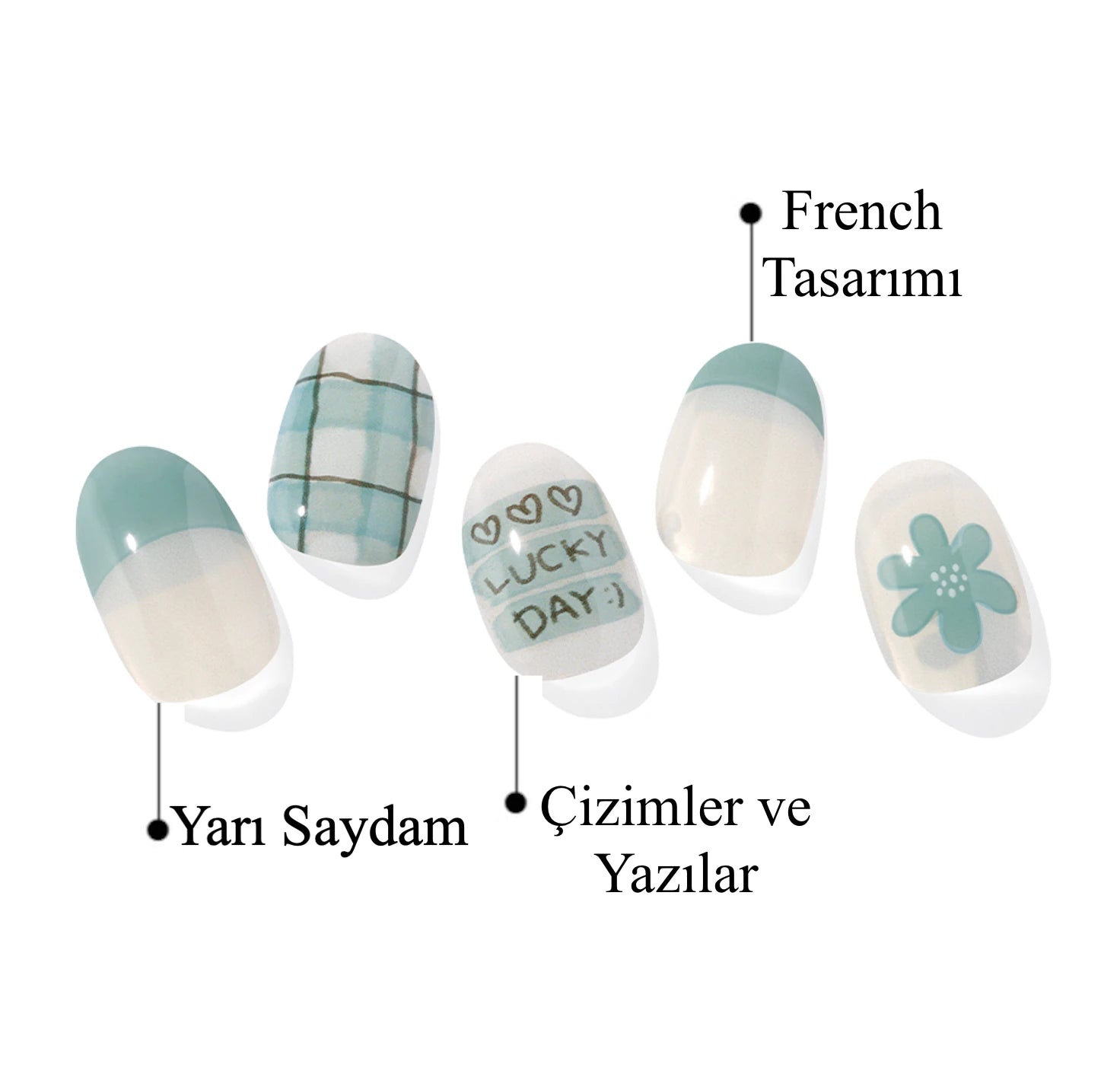 N Daylight Jel Tırnak 30 Adet, 2 Kullanım