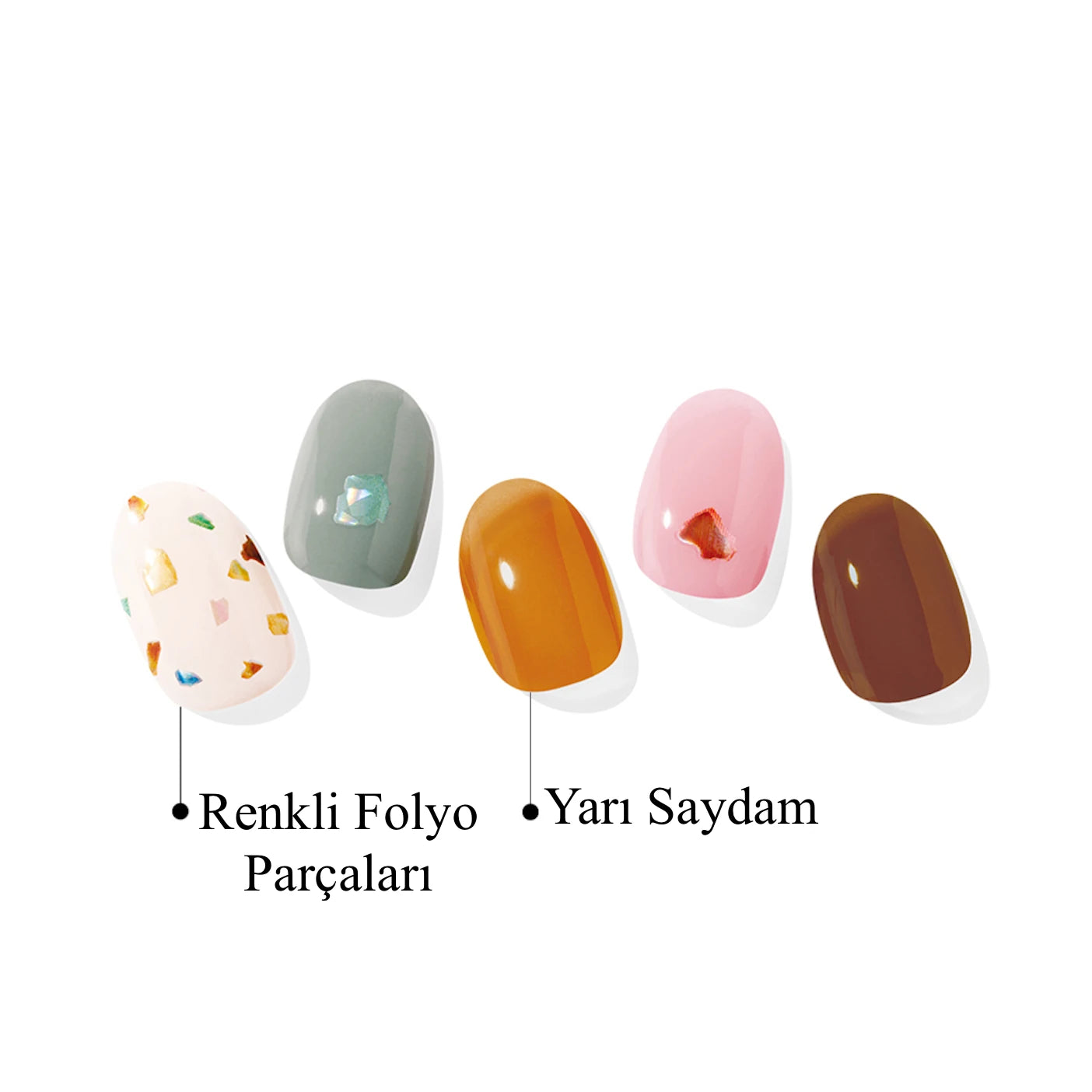 N Butterscotch Jel Tırnak 30 Adet, 2 Kullanım