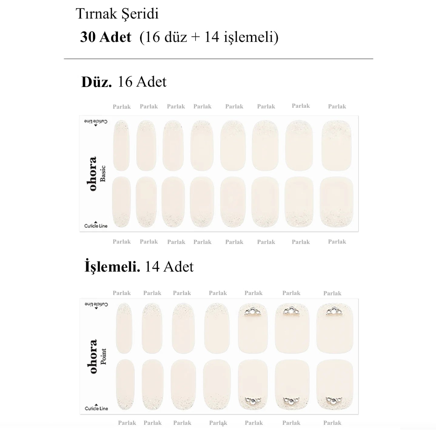 N Marry Me Jel Tırnak 30 Adet, 2 Kullanım