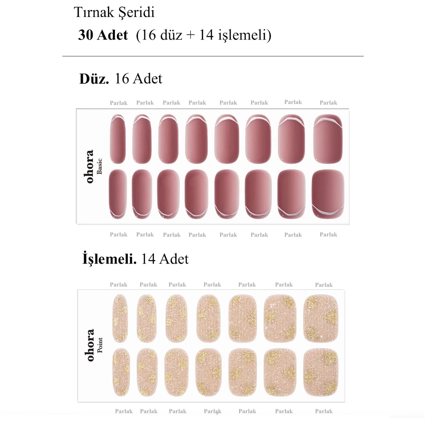 N Shine Vino Jel Tırnak 30 Adet, 2 Kullanım