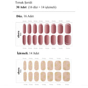 N Shine Vino Jel Tırnak 30 Adet, 2 Kullanım