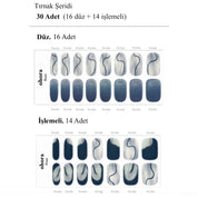 N Navy Touch Jel Tırnak 30 Adet, 2 Kullanım