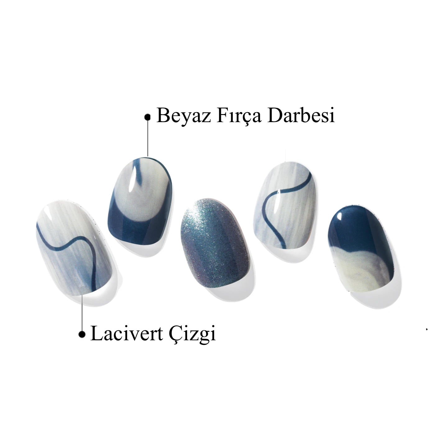 N Navy Touch Jel Tırnak 30 Adet, 2 Kullanım