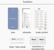 N Softy Canvas Jel Tırnak 30 Adet, 2 Kullanım