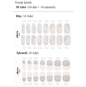 N Softy Canvas Jel Tırnak 30 Adet, 2 Kullanım