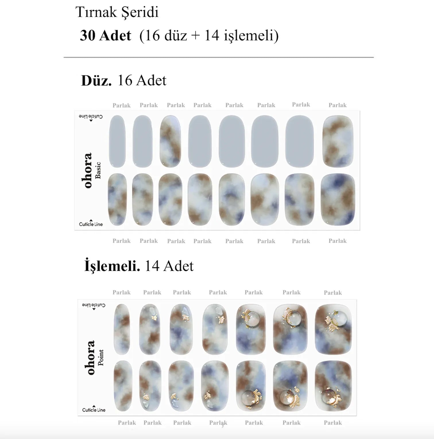N Daybreak Jel Tırnak 30 Adet, 2 Kullanım