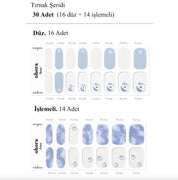 N Snow Bear Jel Tırnak 30 Adet, 2 Kullanım