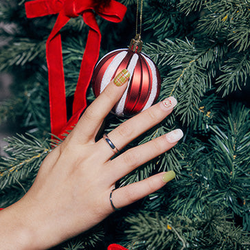 ohora yılbaşı konsepti tırnak​ modelleri