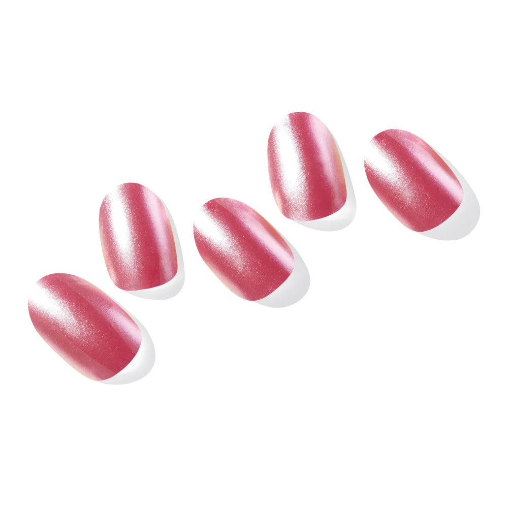 N Pink Chrome Jel Tırnak 30 Adet, 2 Kullanım