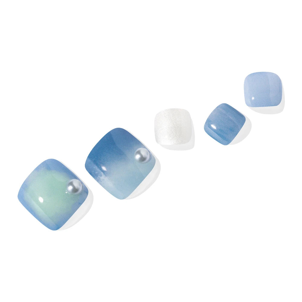 P Ocean Marble Jel Tırnak 32 Adet, 2 Kullanım