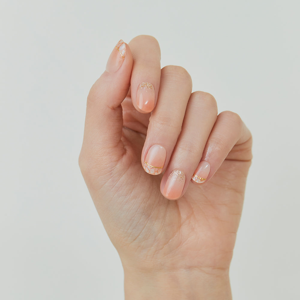 french simli jel tırnak modelleri