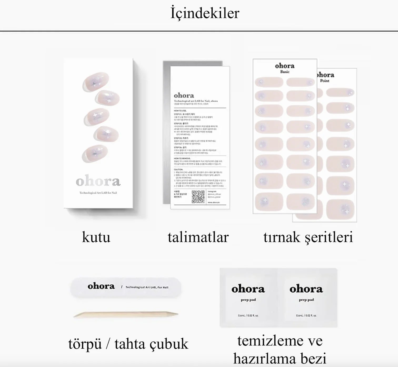 N Faerie Snow Jel Tırnak 30 Adet, 2 Kullanım