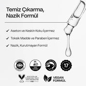 Ohora Asetonsuz Jel, Takma Tırnak ve Oje Çıkarıcı 50ml - Yeşil Çaylı Nemlendirici Solüsyon