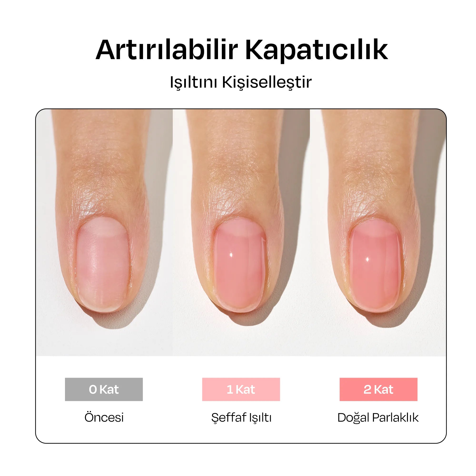 [Çilek] Renkli Tırnak Güçlendirici