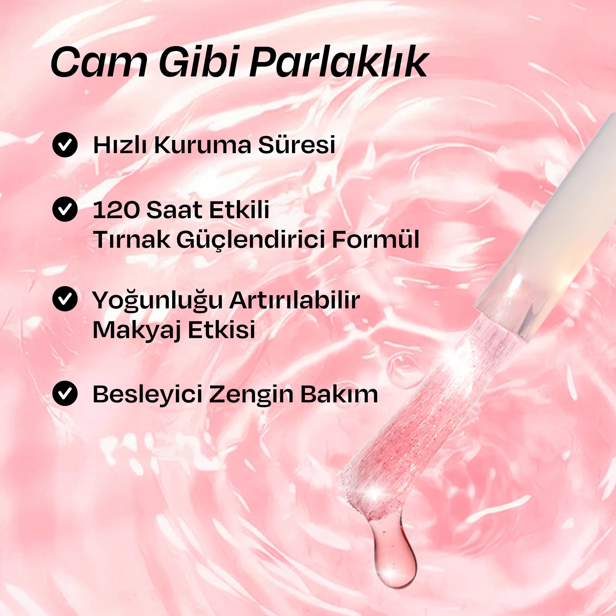 [Çilek] Renkli Tırnak Güçlendirici