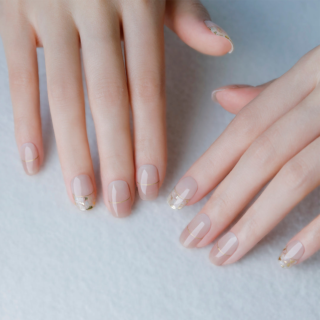 N Cream Shell Jel Tırnak 30 Adet, 2 Kullanım