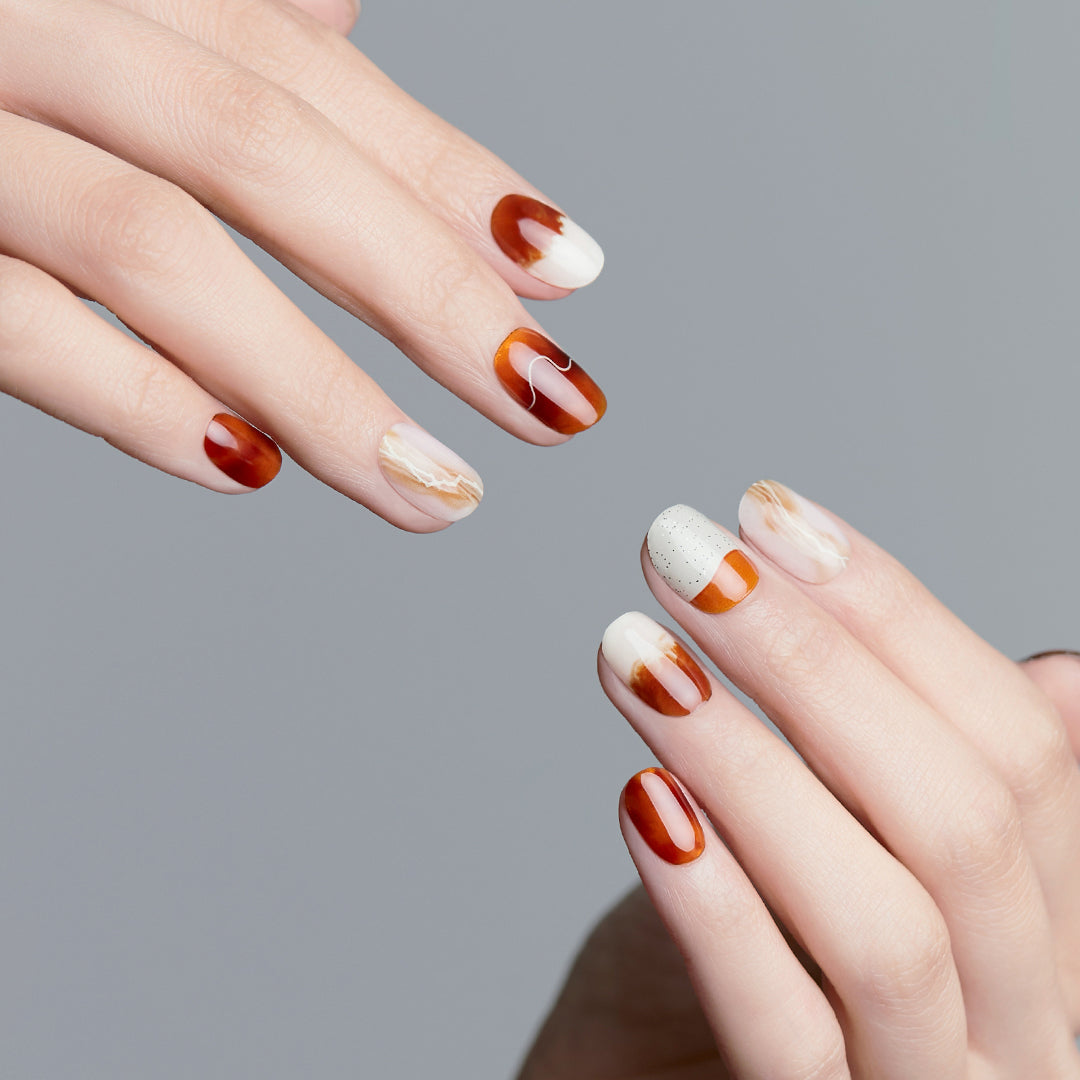 desenli jel tırnak seti