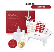 Ohora Signature Gloss Yeni Yıla Özel Jel Tırnak Seti - 2 Kutu Jel Tırnak, Top Coat, Çıkarıcı, UV Lamba