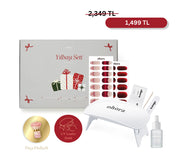 Ohora Minimalist Sparkle Yeni Yıla Özel Jel Tırnak Seti - 1 Kutu Jel Tırnak, Çıkarıcı & UV Lamba