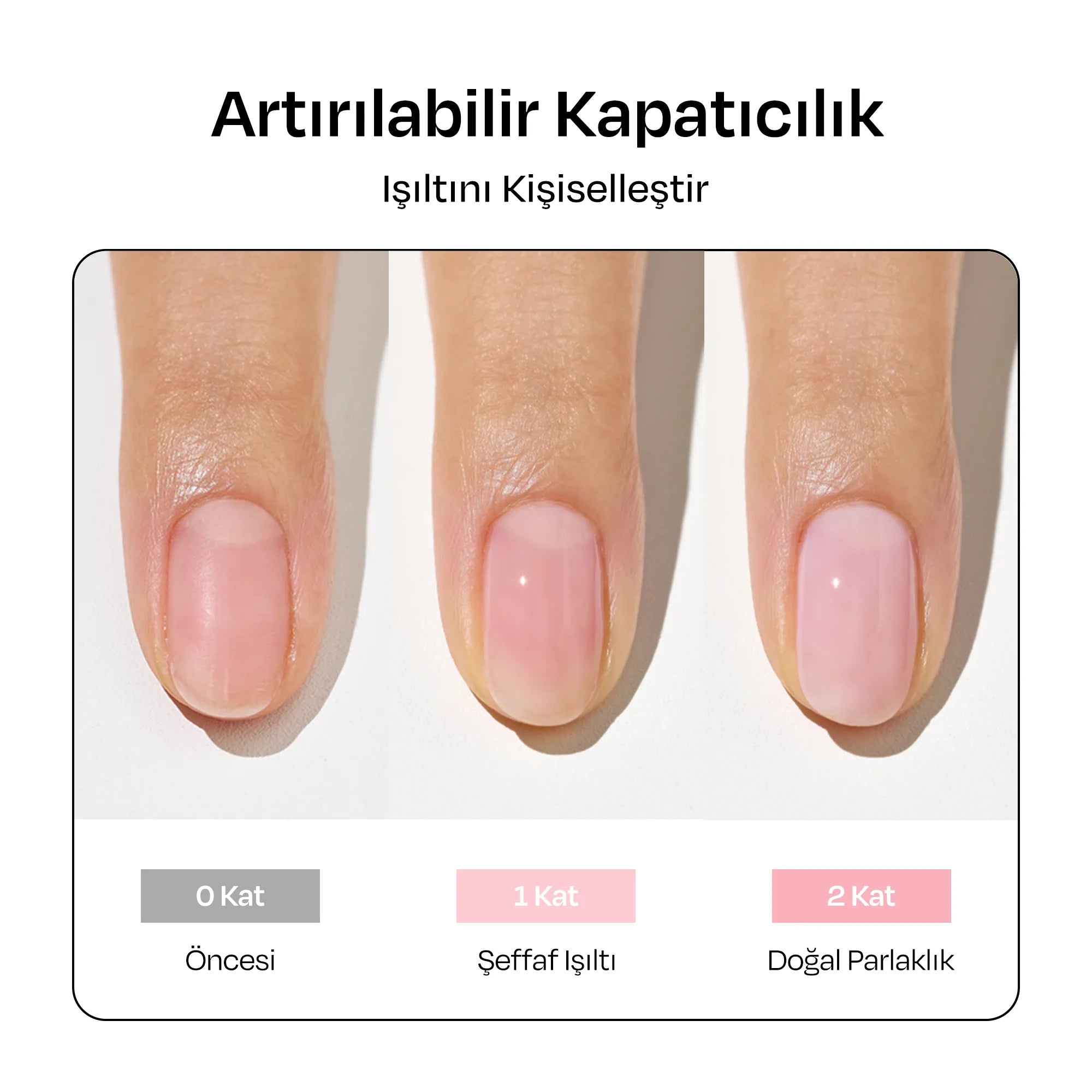 [Kiraz Çiçeği] Renkli Tırnak Güçlendirici