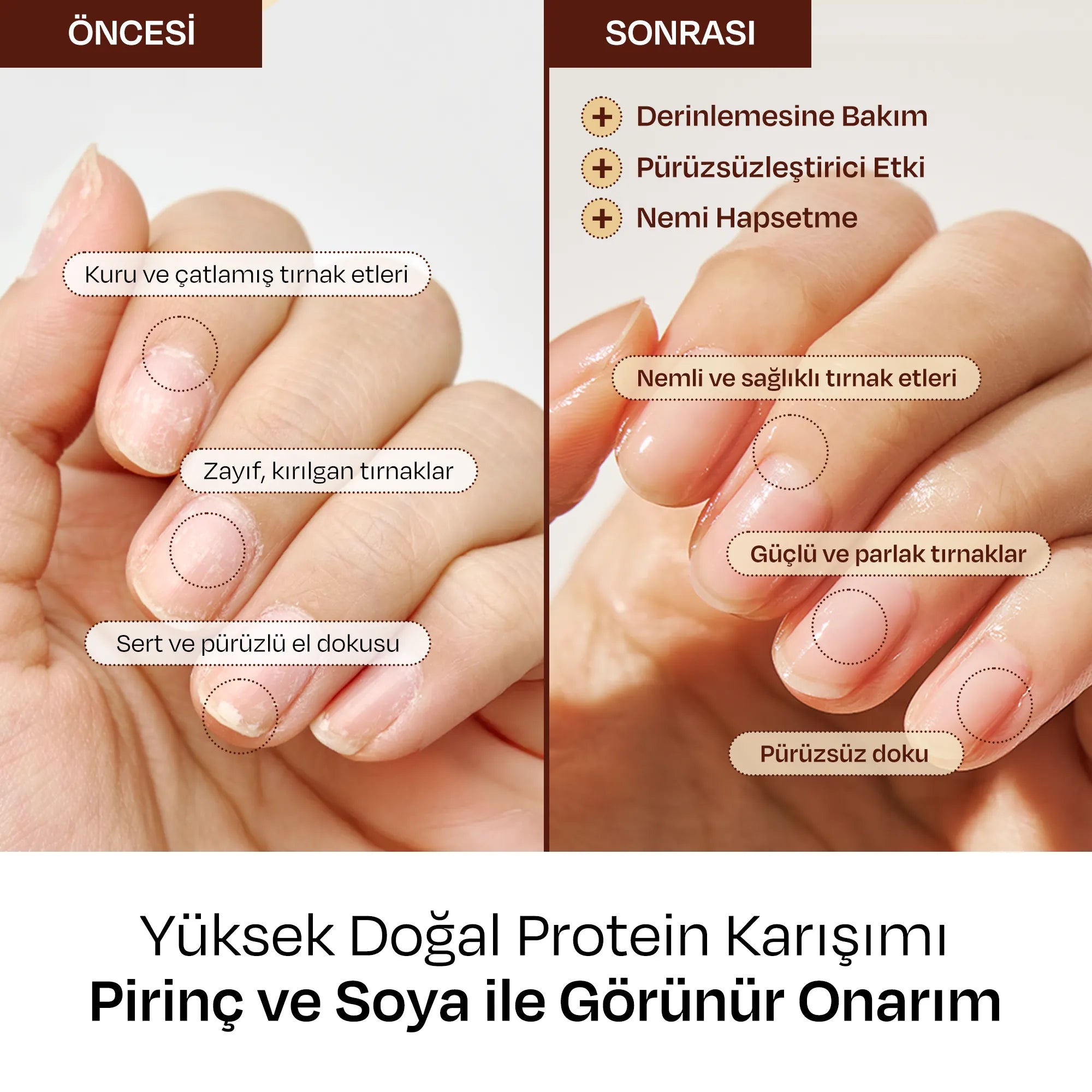 Pirinç Özlü Tırnak Eti Bakım Serumu