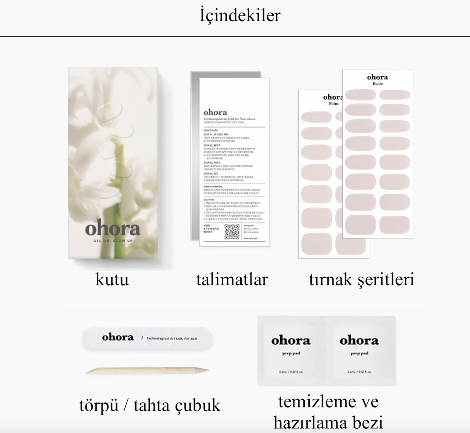 N Glazed Glow Jel Tırnak 30 Adet, 2 Kullanım