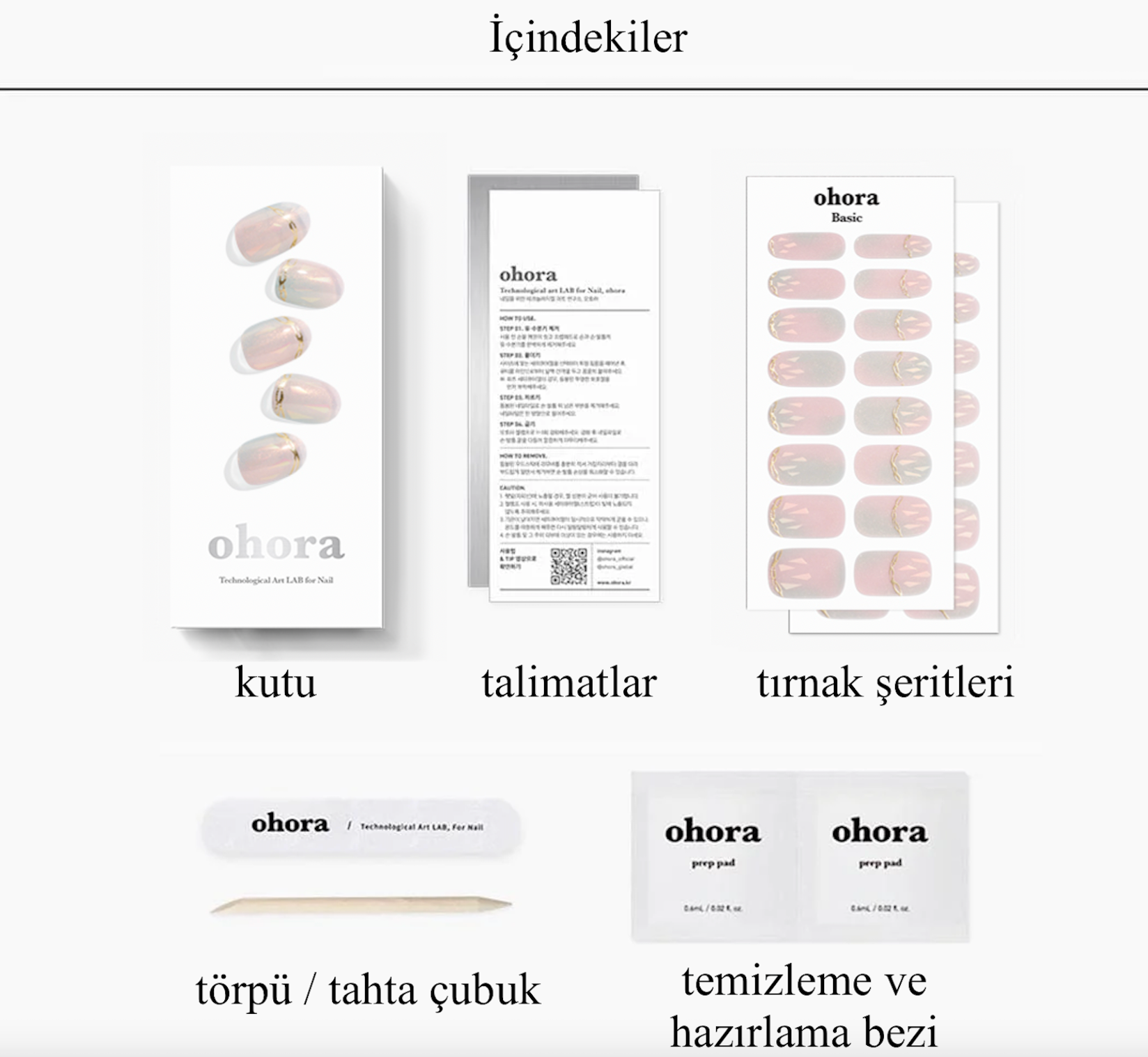 N Pink Mermaid Jel Tırnak 30 Adet, 2 Kullanım
