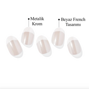 N Glow French Jel Tırnak 30 Adet, 2 Kullanım