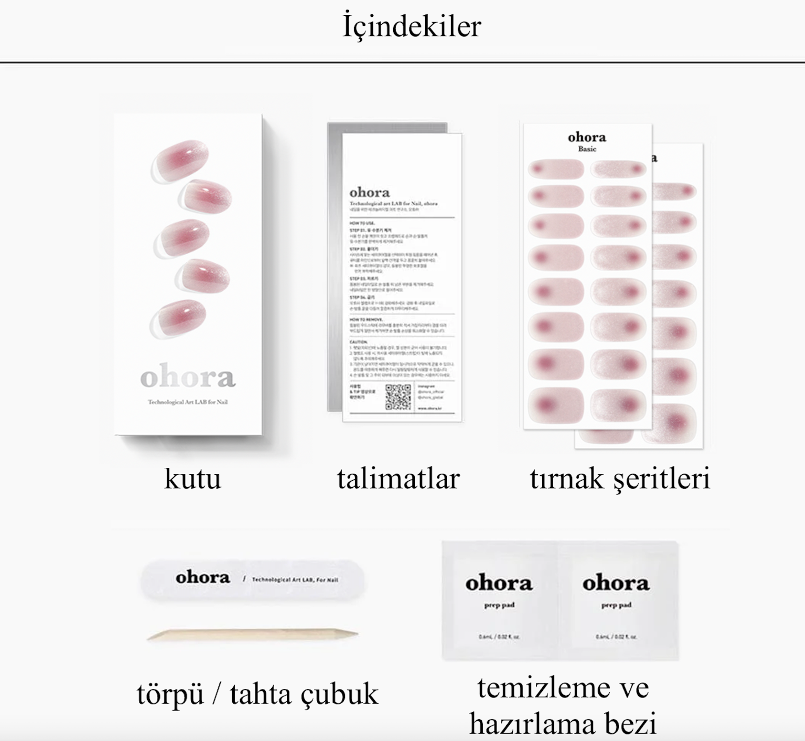 N Glow Blush Jel Tırnak 30 Adet, 2 Kullanım