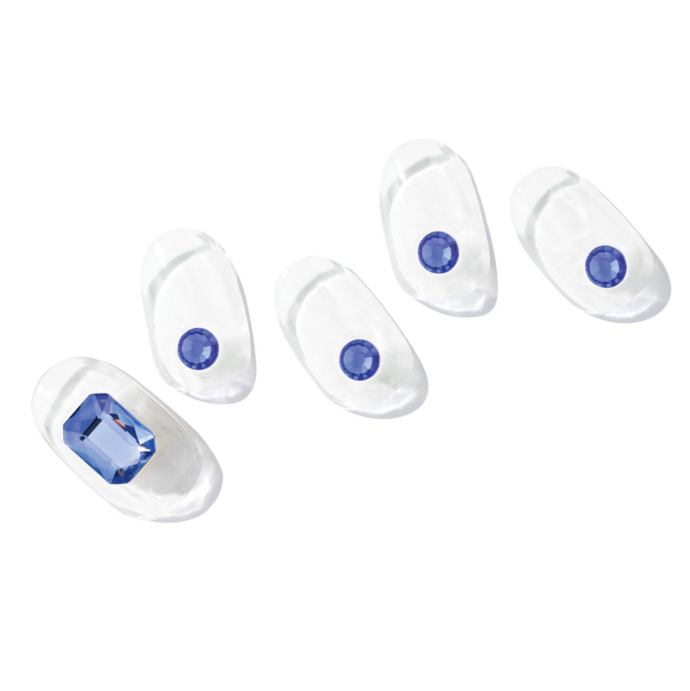 Round Square Jel Tırnak 12 Adet, 1 Kullanım