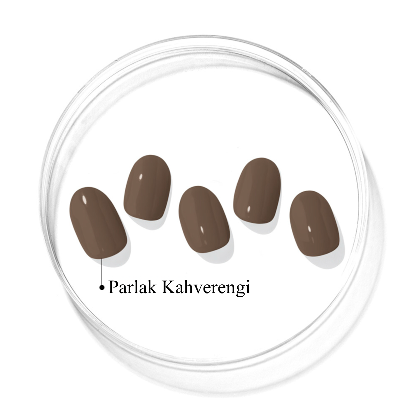 N Maroon Jel Tırnak 30 Adet, 2 Kullanım