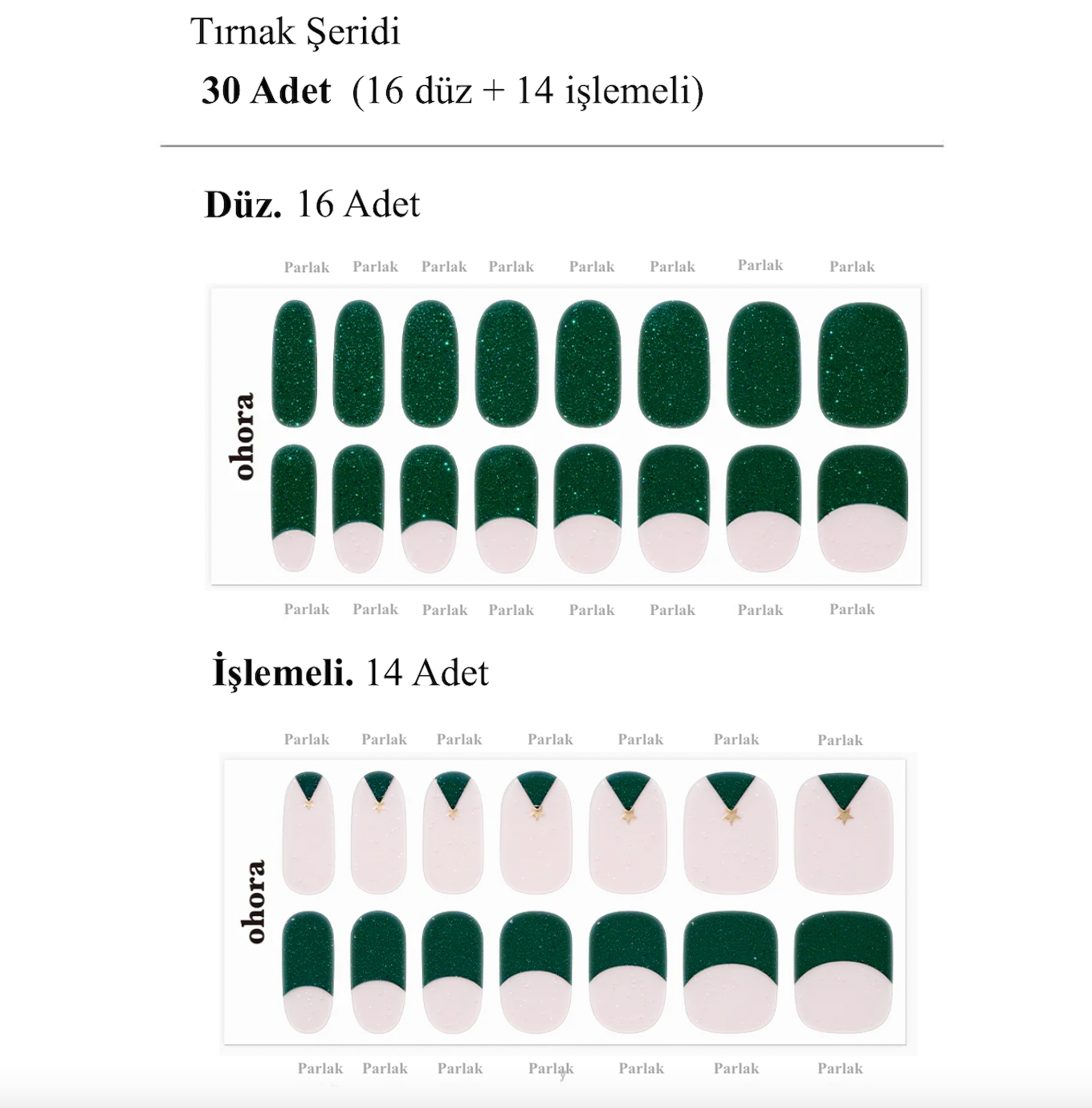 ohora jel tırnak seti