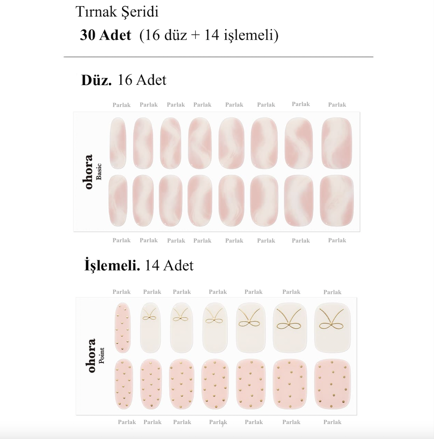 N Coral Bliss Jel Tırnak 30 Adet, 2 Kullanım