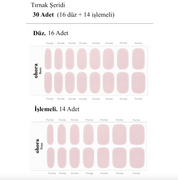 N Glossy Aurora Jel Tırnak 30 Adet, 2 Kullanım